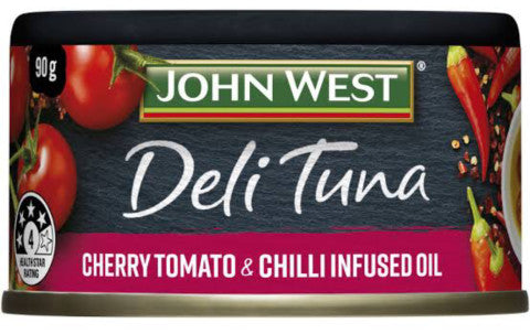 Deli Tuna Cherry Tomato & Chilli Infused Oil | 90g | John West | YG-004637-PD-015687