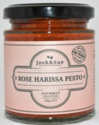 Rose Harissa Pesto Gourmet Selection | 220g | Josh & Sue | YG-011672-PD-016358