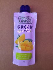 Greek Style Yoghurt With A Hint Of Mango | 130g | Farmers Union | YG-005481-PD-017910