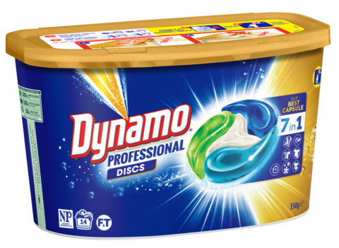Professional 7 In 1 Laundry Discs | 14 Washes | Dynamo | YG-011671-PD-016868