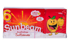 Sultanas Snack Pack | 6 Pack | Sunbeam | YG-008280-PD-047771