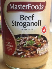 Beef Stoganoff Simmer Sauce | 495g | Masterfoods | YG-009727-PD-051628