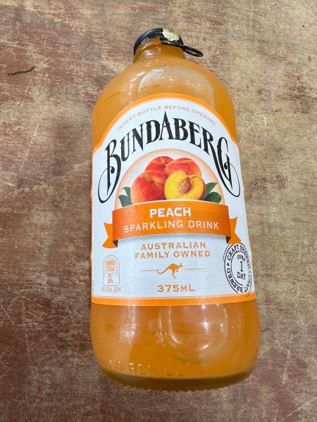 Bundaberg Sparkling Drink (peach) | 375g | Craft Brewed | YG-011913-FFF-010319