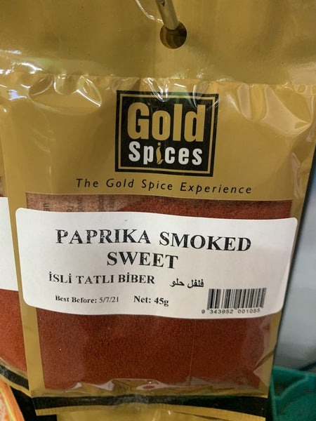 Paprika Smoked Sweet | 45g | Gold Spices | YG-012140-FFF-001418