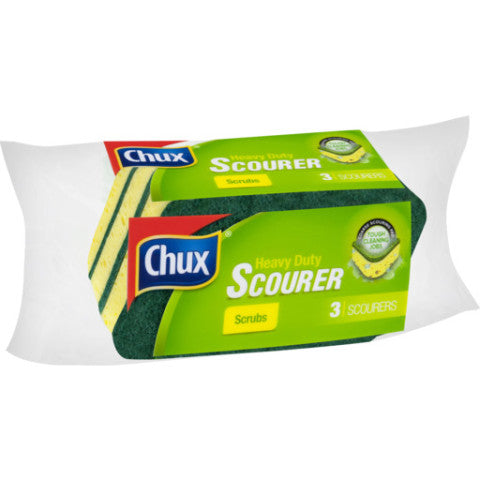 Sponge Scourer Heavy Duty 3pk | 3 Pack | Chux | YG-004544-PD-016031