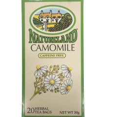 Camomile Caffeine Free Herbal Tea Bags | 20 Bags | Natureland | YG-010034-PD-051711