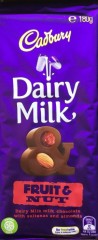 Dairy Milk Fruit & Nut | 180g | Cadbury | YG-005866-PD-014644
