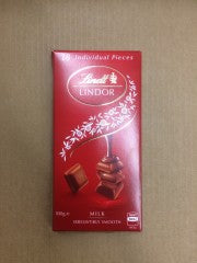 Milk Chocolates | 100g | Lindor | YG-007754-PD-052362