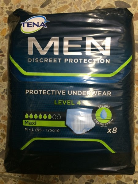 Pants For Men Level 4 Large | 8 Pack | Tena | YG-008748-PD-052589