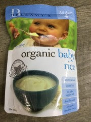 Organic Baby Rice | 125g | Bellamy's | YG-009344-PD-052519