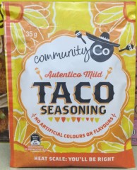 Authentic Taco Seasoning Mild | 35g | Community Co | YG-005151-PD-015475