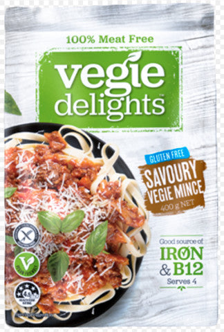Gluten Free Savoury Vegie Mince | 400g | Vegie Delights | YG-004769-PD-017201