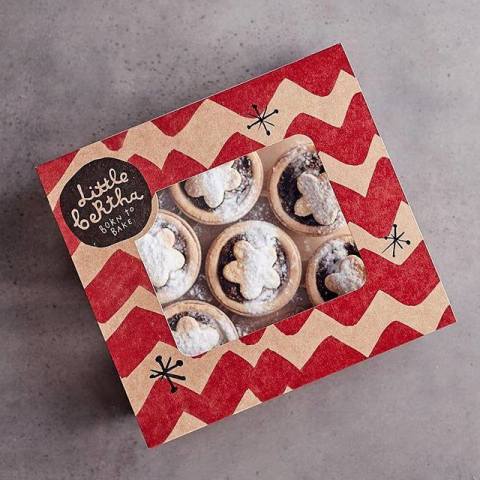 Fruit Mince Pies | 6 Pack | Little Bertha | YG-011596-PD-016106