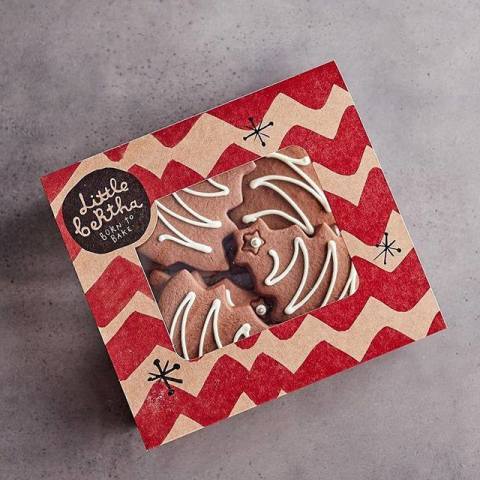 Gingerbread Christmas Trees | 6 Pack | Little Bertha | YG-011511-PD-016582