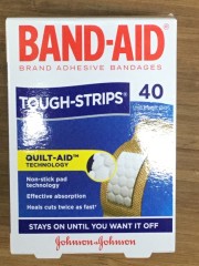 Tough Strips | 40 Strips | Band-Aid | YG-008257-PD-051609