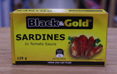 Sardines In Tomato Sauce | 125g | Black & Gold | YG-008019-PD-052825