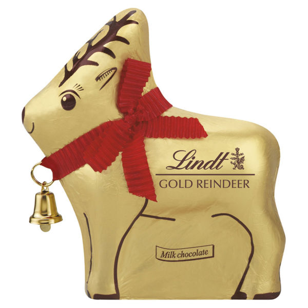 Gold Milk Chocolate Reindeer | 100g | Lindt | YG-005156-PD-015479