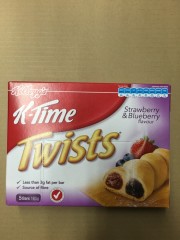K-Time Baked Twists Strawberry & Blueberry | 5 Bars | Kellogg's | YG-009680-PD-011234