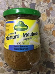 Mustard Moutarde Sweet Bavarian | 250ml | Kuhne | YG-009188-PD-011605