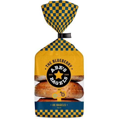 Blueberry Bagels | 4 Bagels | Abe's Bagels | YG-005087-PD-015522