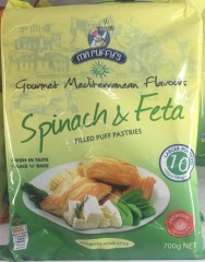 Spinach & Fetta Filled Puff Pastries | 10 Pastizzis | Mr Puffy's | YG-005428-PD-017521