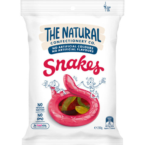 The Natural Confectionery Company Snakes 230g | 230g | The Natural Confectionery Co. | YG-010592-PD-006265