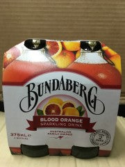 Blood Orange Softdrink | 375ml x 4 Pack | Bundaberg | YG-006572-PD-048382