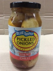 Pickled Onions With Chilli | 525g | Blue Banner | YG-009257-PD-051661