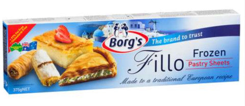 Fillo Frozen Pastry Sheets | 375g | Borg's | YG-004893-PD-015617
