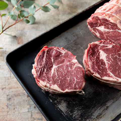 Scotch Fillet Mb+4 (Vacuum Sealed) | 1 x Steak ≈ 350g | Cape Grim Tasmania | YG-000491-GMB-005536