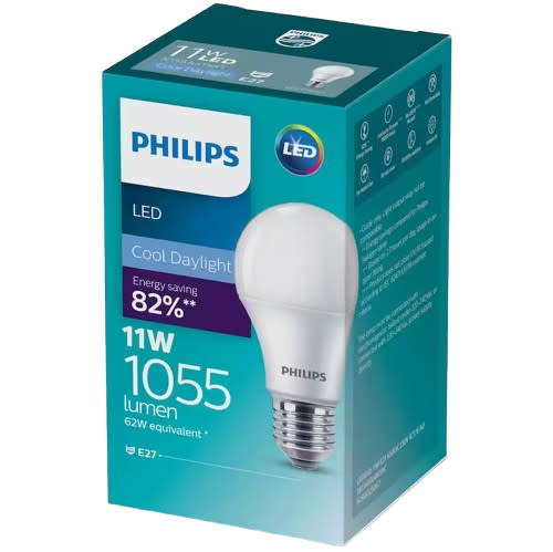 Phillips LED Cool Daylight 11W Edison Screw Globe | Each |  | YG-004360-PD-016514