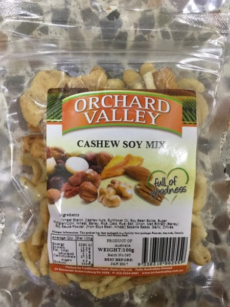 Cashew Soy Mix | 100g | Orchard Valley | YG-007346-PD-051728