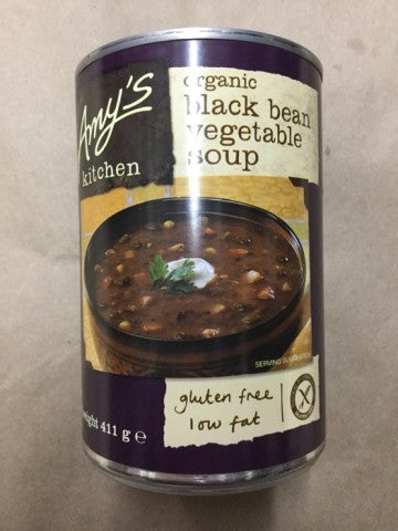 Organic Black Bean Vegetable Soup | 411g | Amy's Kitchen | YG-004853-PD-017219