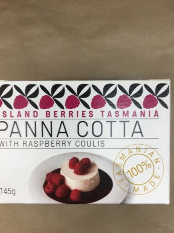 Panna Cotta W/ Raspberry Coulis | 1 | Island Berries Tasmania | YG-004988-PD-017328