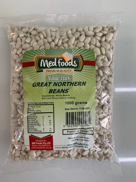 Great Northern Beans 500g | 500g | Med Foods | YG-011942-FFF-001468