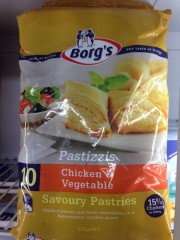 Pastizzis Chicken & Vegetable Savoury Pastries | 625g | Borg's | YG-007017-PD-048140