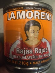 Rajas Rojas | 210g | La Morena | YG-009525-PD-011151