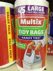 Tidy Bags Large 34l 71cmx58cm | 45 Bags | Multix | YG-010092-PD-048481