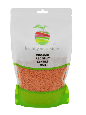 Organic Red Split Lentils | 400g | Healthy Necessities | YG-005032-PD-015588