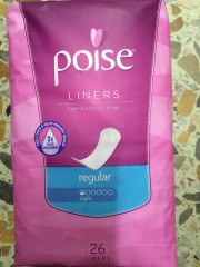 Incontinence Panty Liner | 26 Liners | Poise | YG-009028-PD-052189