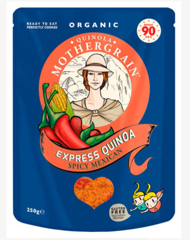 Organic & Gluten Free Express Quinoa Spicy Mexican | 1-2 Servings | Quinola Mothergrain | YG-011637-PD-016348