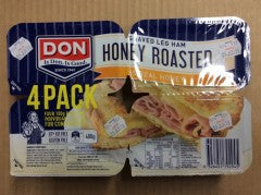 Shaved Leg Ham Honey Roasted 4pack | 4 x 100 G | Don | PD-9326451792945 | YG-PSN-12954 | PD-052845