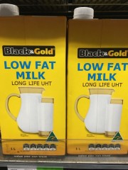 Low Fat Milk Long Life Uht | 1 Litre | Black & Gold | YG-008920-PD-052306