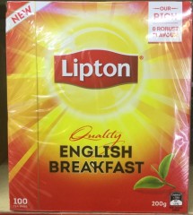 Quality English Breakfast Tea | 100 Tea Bags | Lipton | YG-005695-PD-018165