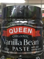 Organic Vanilla Bean Paste | 65g | Queen Fine Foods Pty Ltd | YG-008723-PD-052546