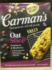 Oat Slice Cranberry And Blueberry | 210g | Carman's | YG-009504-PD-052480