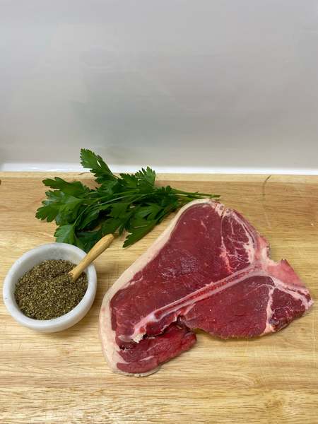 Grass-Fed Angus T Bone Steak | Each | YG-M-37 | MW-002940