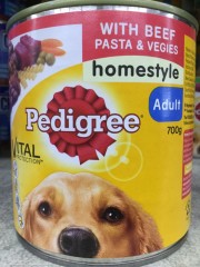 Pedigree Homestyle With Beef Pasta & Vegies Adult | 700g | Mars Pet Care | YG-007494-PD-052609
