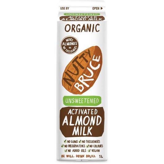 Nutty Bruce Organic Unsweetened Activated Almond Milk