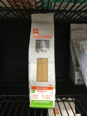  Organic Durum Wheat Semolina Spaghetti  | 500g | Girolomoni | YG-RO3-185 | RO-022557